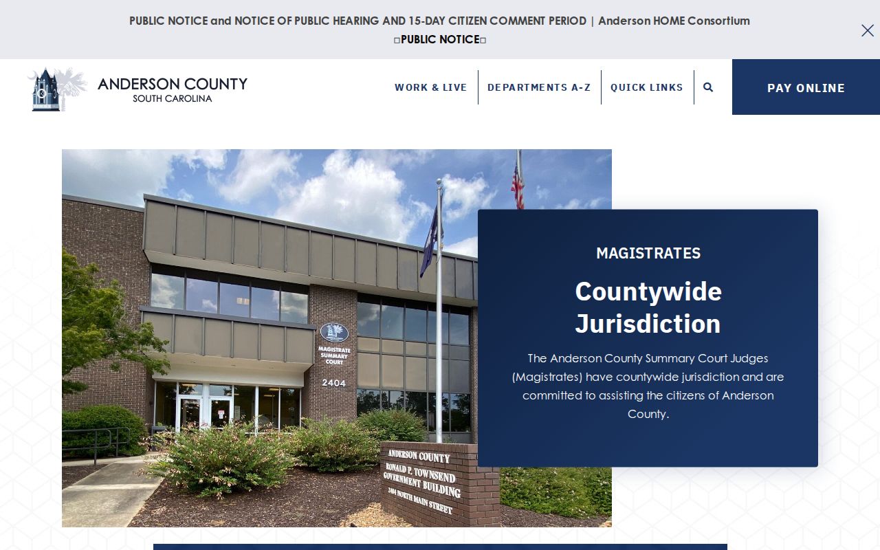 Anderson County bench warrants: Central Summary and Bond Court contacts