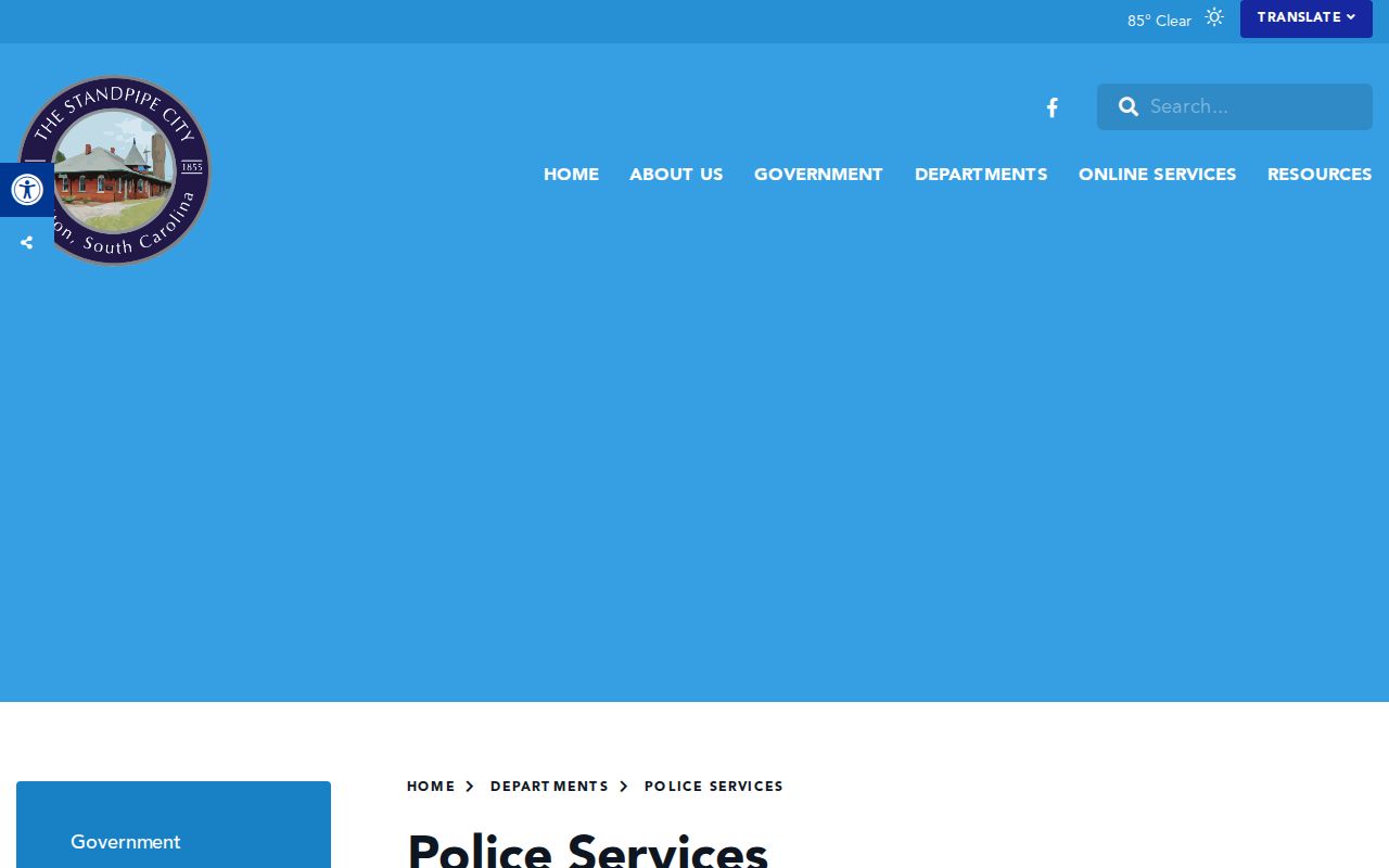 Belton warrant records: official city statement that ACSO provides police services